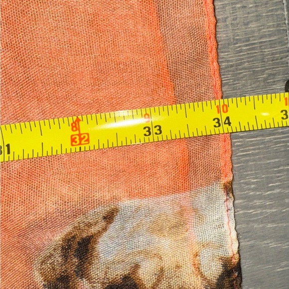 Pug Scarf 34" x 69" - Picture 3 of 7